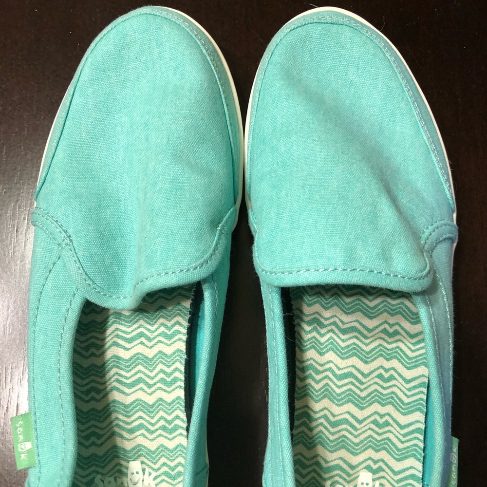 Sanuk Sidewalk Surfers in Aqua